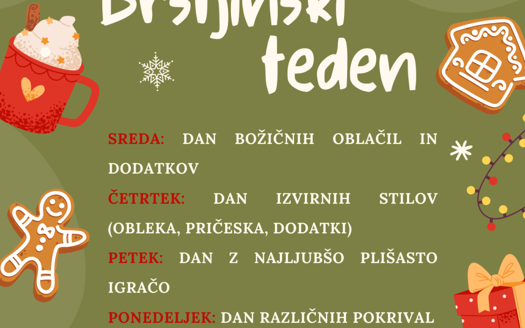 Predbožični Bršljinski teden